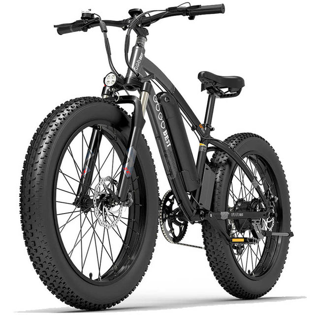 GOGOBEST GF600 Electric Mountain Bike 26*4.0 Inches Wheel 200kg Load 48V Motor Shimano 7-Speed 6061 Aluminum Alloy Frame