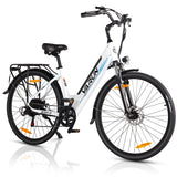 VARUN S700 Pedal-Assisted Electric City Bike with Rear Hub Motor Integrated Lithium Battery Smart Controller Long Range (60km)