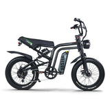 AVDL BIKE A50 Velo Electrique 20 - Fat Bike Tout Terrain - Moteur 250W-25km/h-Batterie 48V 14.25Ah - Autonomie 60-120km - Noir