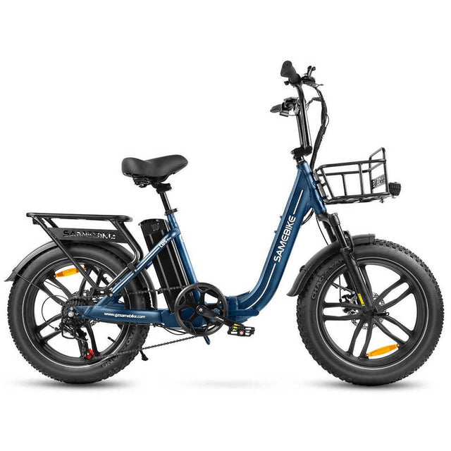C05 Pro 250W Motor 15ah Battery Capacity 14inch Foldable Fat Tire Electric City Bike Step-through Electric Folding Bike