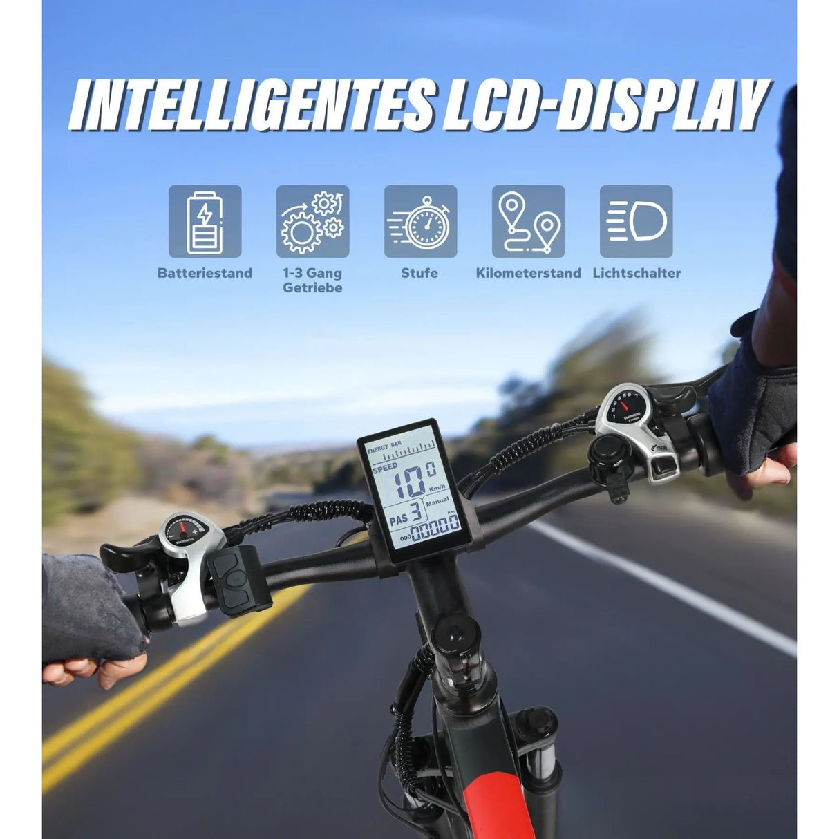 APP-controlled 48V 13AH Electric Mountain Bike Elektrofahrrad with 27.5 * 1.95 Inch Tire