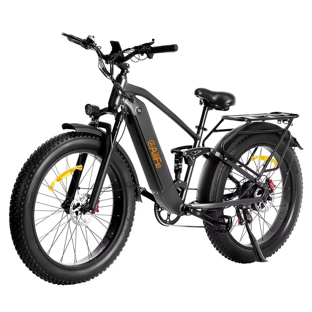 AILIFE X26B Elektro-Mountainbike, 26 Zoll, leistungsstarker 1000-W-Motor, 48-V-13-Ah-Akku, hydraulische Scheibenbremsen, Shimano 7-Gang-Schaltung, 15-Gang-Schaltung 