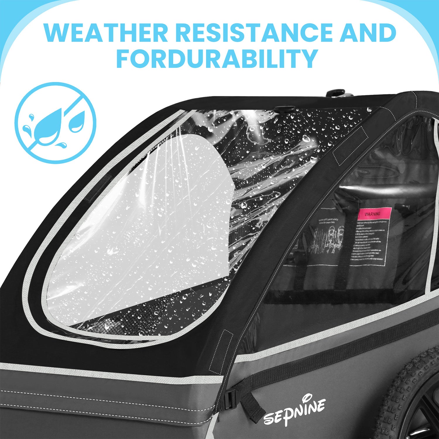 SEPNINE BT609 | Kids Bike Trailer