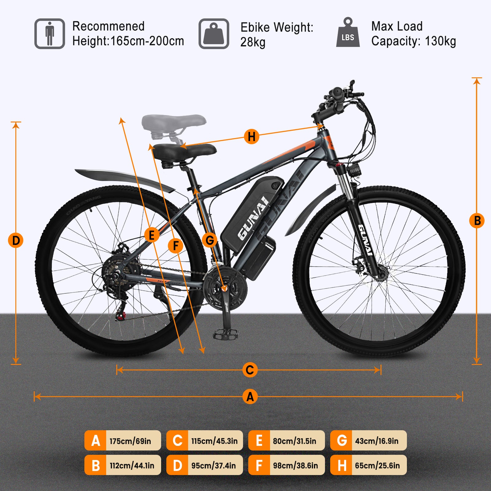 GUNAI GN29 | Electric Mountain Bike