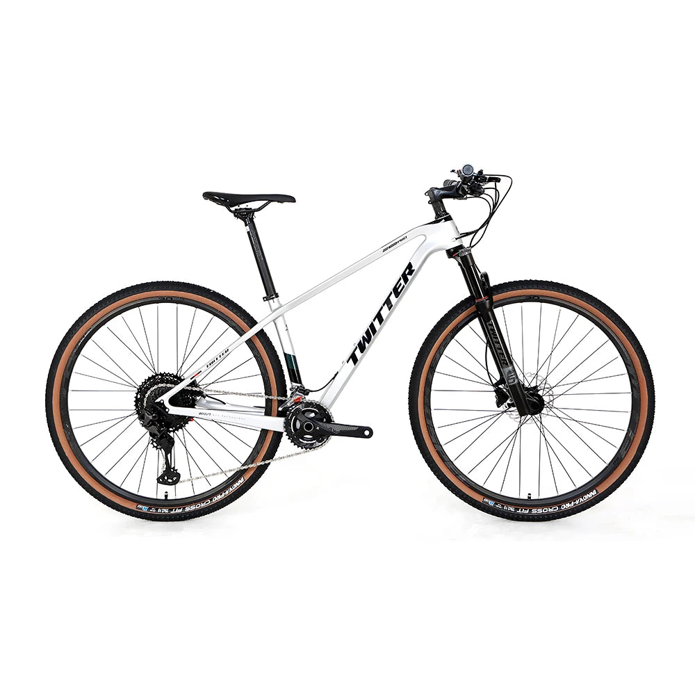 Twitter Carbon MTB 29inch Mountain Bike  XT 2*12speed Carbon Fiber Mountain Bike for Man T800 Bicycles Mountain Bike