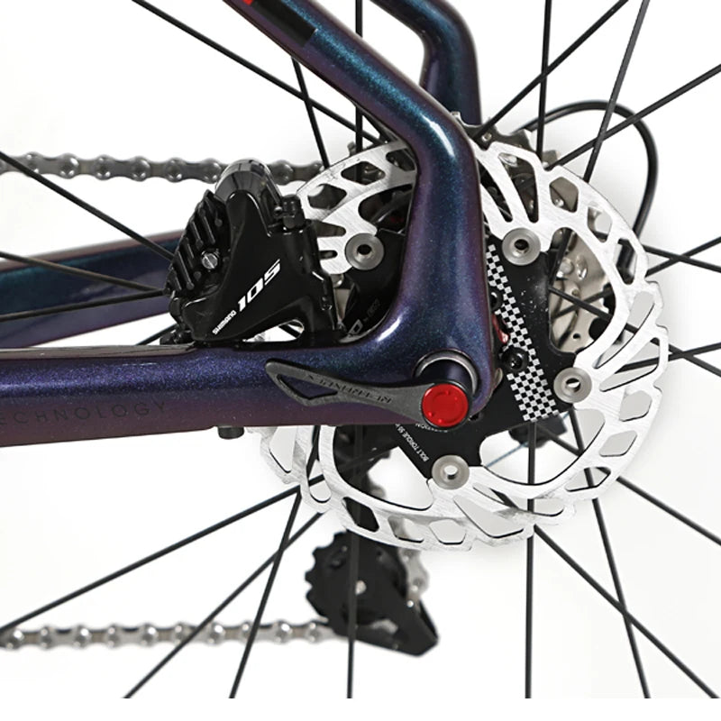 CYCLONEpro Disc Brake Professional Road Bike Full 105 Groupset 22speed Carbon Fiber Road Bike 700C Racing Carbon Road Bike