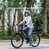 EU Stock City Bike 27,5 Zoll 250W 15,6 Ah Touroll J1ST Trekking rad mit mechanischer Scheiben bremse und E-Bremse