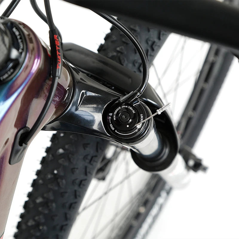 Twitter Mtb Suspension Holographic Color Carbon Fiber Mountain Bicycle GX-12 Speed Mtb Frame Full Suspension