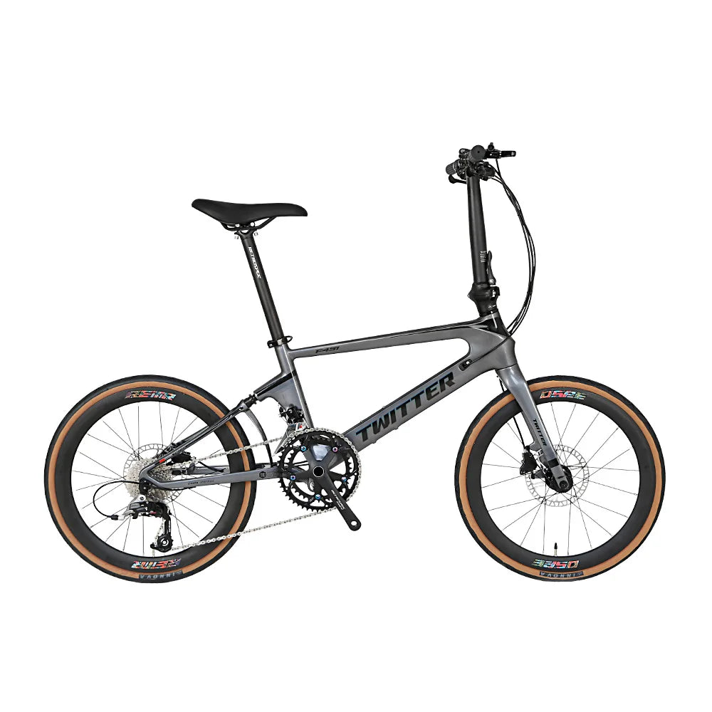 Twitter Bike F451  Foldable Bike Carbon Folding Bicycle Wheelset 20 Inch 22 Speed Carbon Folding Bike