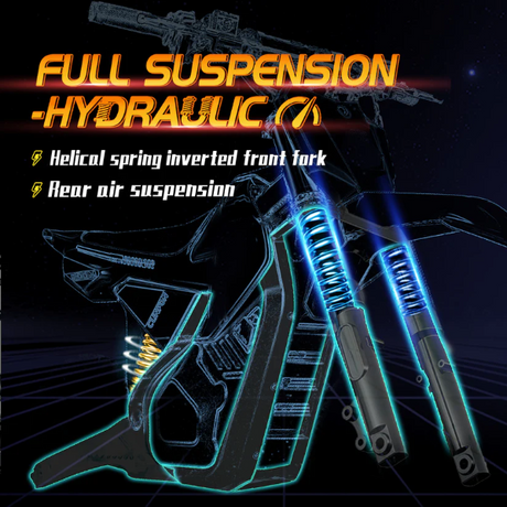 Cunfon M200 Electric Dirt Bike China Factory 48V 23.5AH 3000W Torque 220N.m MaxSpeed 55km/h Range70Km dual brake