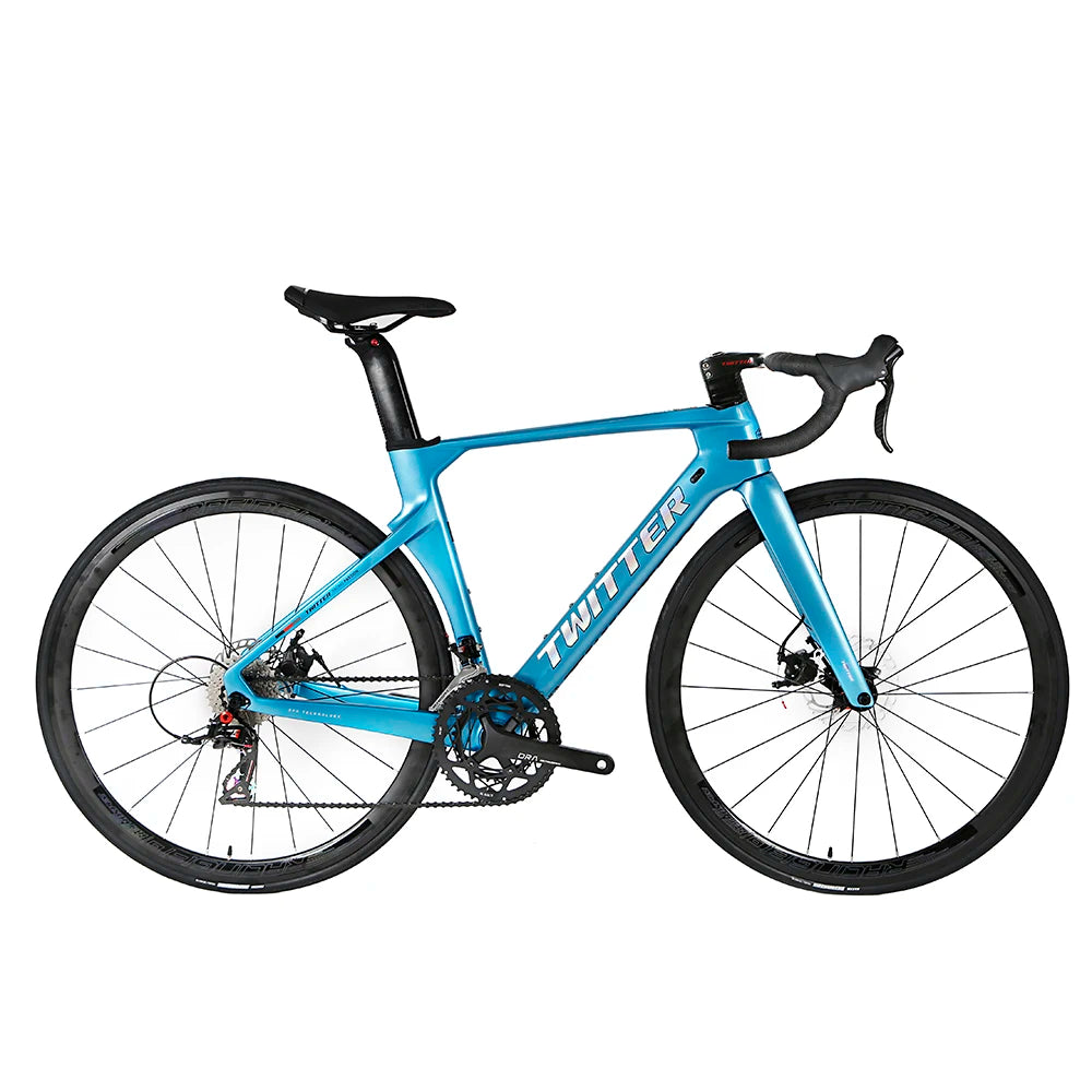 Bicycle Road Bike 700c Twitter R10 C Brake RIVAL 22S Alloy Wheel aero Racing Bicycle Carbon Fiber Road Bicycles