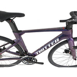 Twitter R10 Disc Road Bike Carbon Fiber 700C Full Inner Cable Handle bar Roadbike 22 Speed Racing Cycle