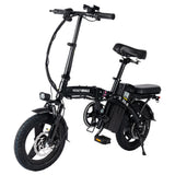 HONEY WHALE S6-S 14-Zoll-Elektrofahrrad 250W Motor 48V 10,4 Ah Batterie 25 km/h Vordere und mittlere Federung Dämpfung Doppels c