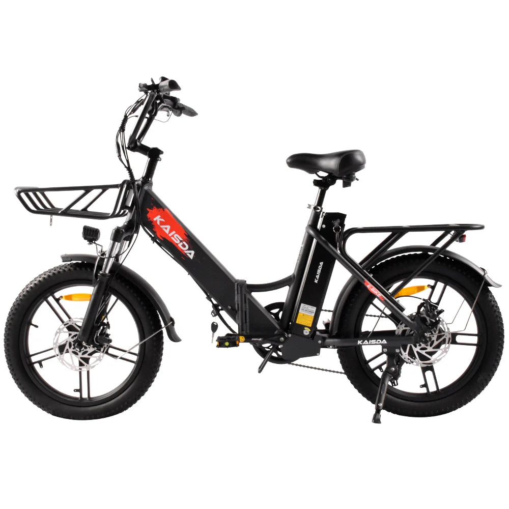 K201 E-Bike Cityrad KAISDA Klapprad 20 Zoll Elektrofahrrad mit 36V 20.8Ah Abnehmbarer Akku
