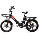 K201 E-Bike Cityrad KAISDA Klapprad 20 Zoll Elektrofahrrad mit 36V 20.8Ah Abnehmbarer Akku