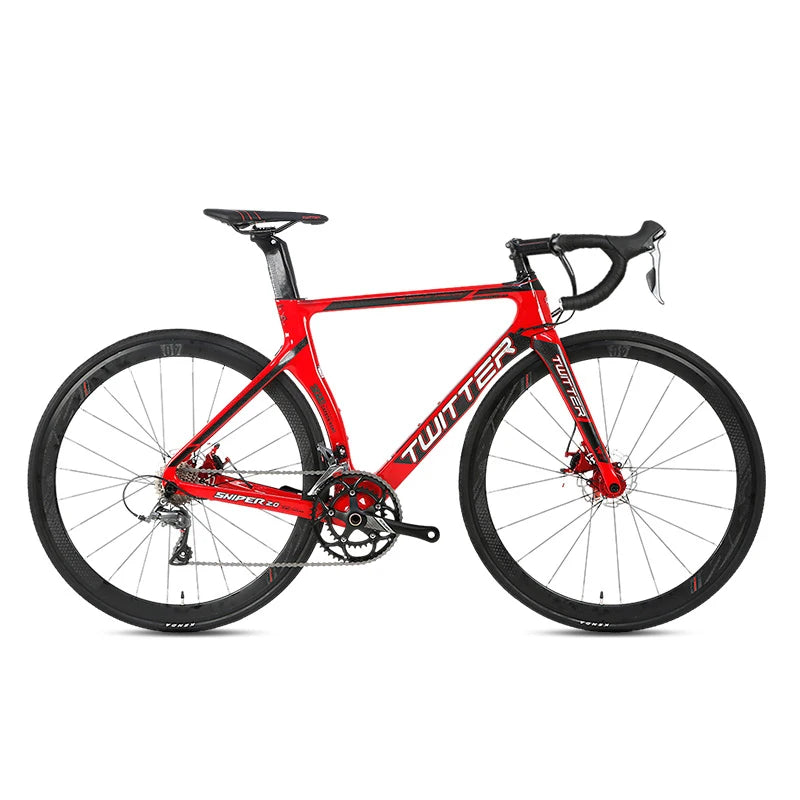 Hot Sale Carbon Road Bike SNIPER2.0 V Brake Light Road Bike TIAGRA-20speed Twitter Bicycle Frame Roadbike 700C Bicycles