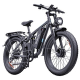 1000W * 2 48V 23Ah 49 km/h Ridstar E26 Pro Elektro fahrrad mit 26*4 Zoll fetten Reifen Dual Hydraulic Brake
