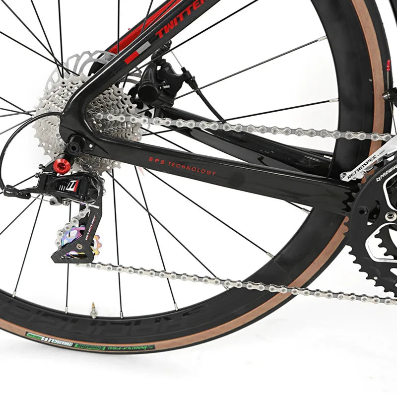 Multiple 22 Gear 54cm Oem  aero Carbon Fiber Road Bike Racing Bicycle
