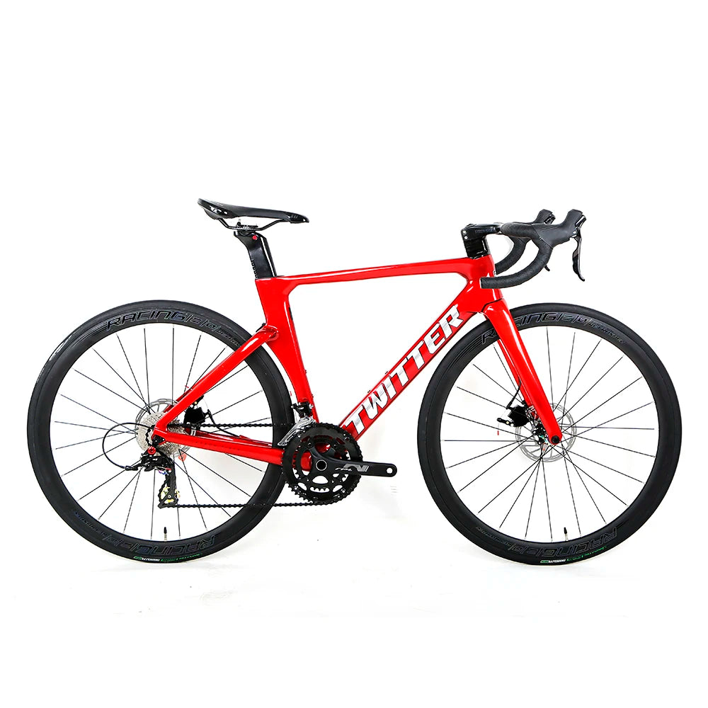 Inner Cable aero Carbon Fiber Frame Bicicleta Ceramic Bearings Road Bike Bicycle with Center Lock Hub