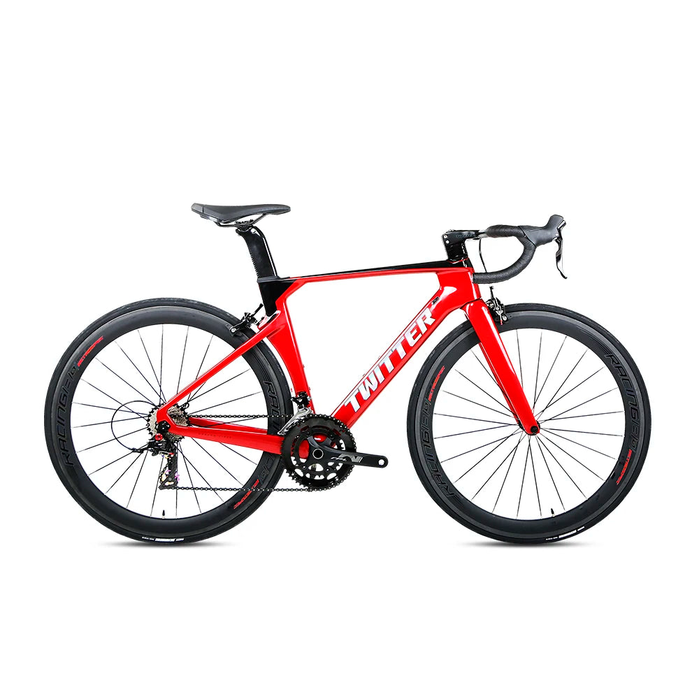 Twitter High Quality Full Carbon XXS Road  Bicycle R5 Roadbike 700c Complete Carbon SRAMRIVAl 22speed aero Racing Road Bike