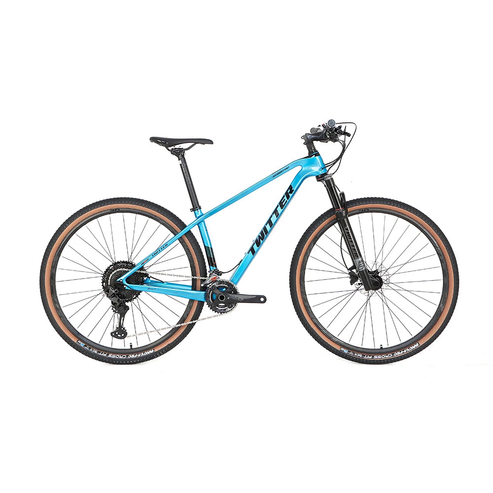 Twitter Carbon MTB 29inch Mountain Bike  XT 2*12speed Carbon Fiber Mountain Bike for Man T800 Bicycles Mountain Bike