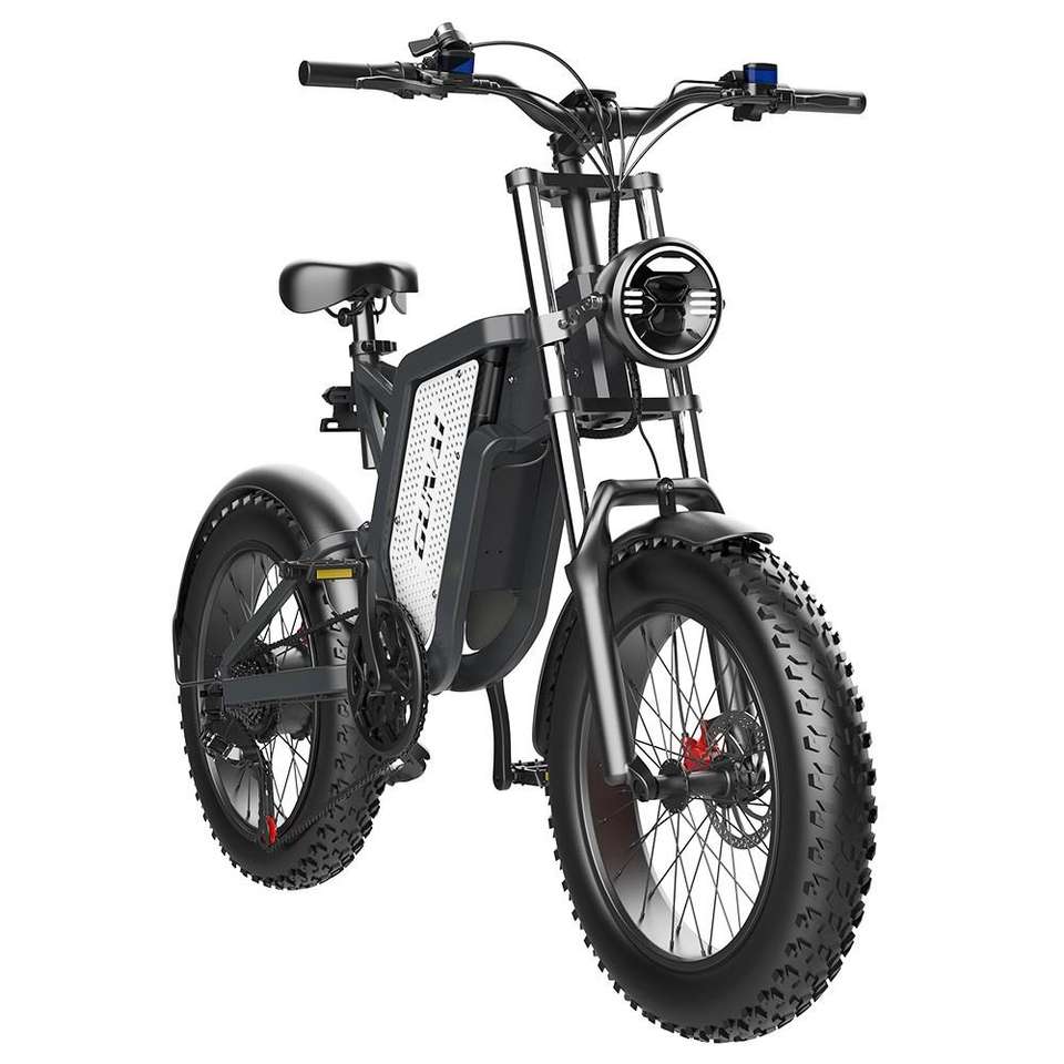 GUNAI MX25 1000W Brushless Motor Electric Mountain Bike with 20*4,0 Inch Fat Tire 50 km/h Top Speed 48V 25Ah