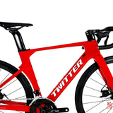 OEM  56cm Hidden Cable 700C  Disc Brake Carbon Fiber Road Bike Bicycle