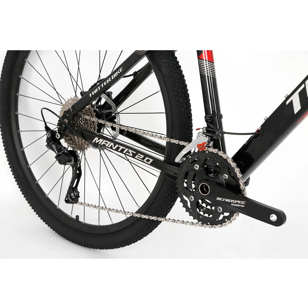 Twitter Bike MANTIS2.0 Aluminum Alloy Frame AL6061 Mountain Bike DEORE M6000-30S Alu Bike Mountain