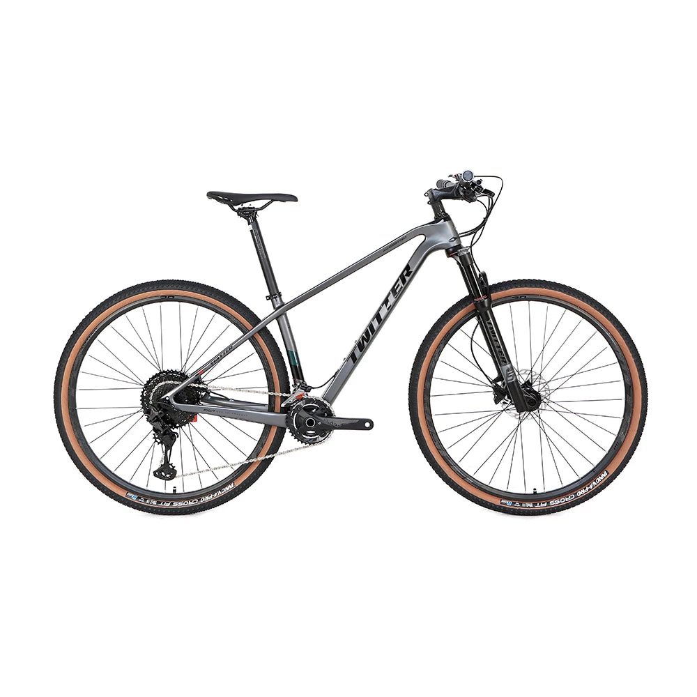 Twitter Carbon MTB 29inch Mountain Bike  XT 2*12speed Carbon Fiber Mountain Bike for Man T800 Bicycles Mountain Bike