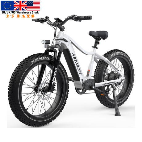 USA Stock 48V 15AH Fat Tire Electric Sport Mountain Bike Long Range 750W with LCD Display Wholesale for Adults