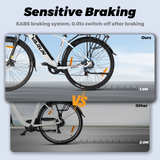 EU Stock S700-1 250W Electric Hybrid Bike 27.5 Inch High Speed 48V Lithium Battery Aluminum Alloy Frame Ebike Electric Bike