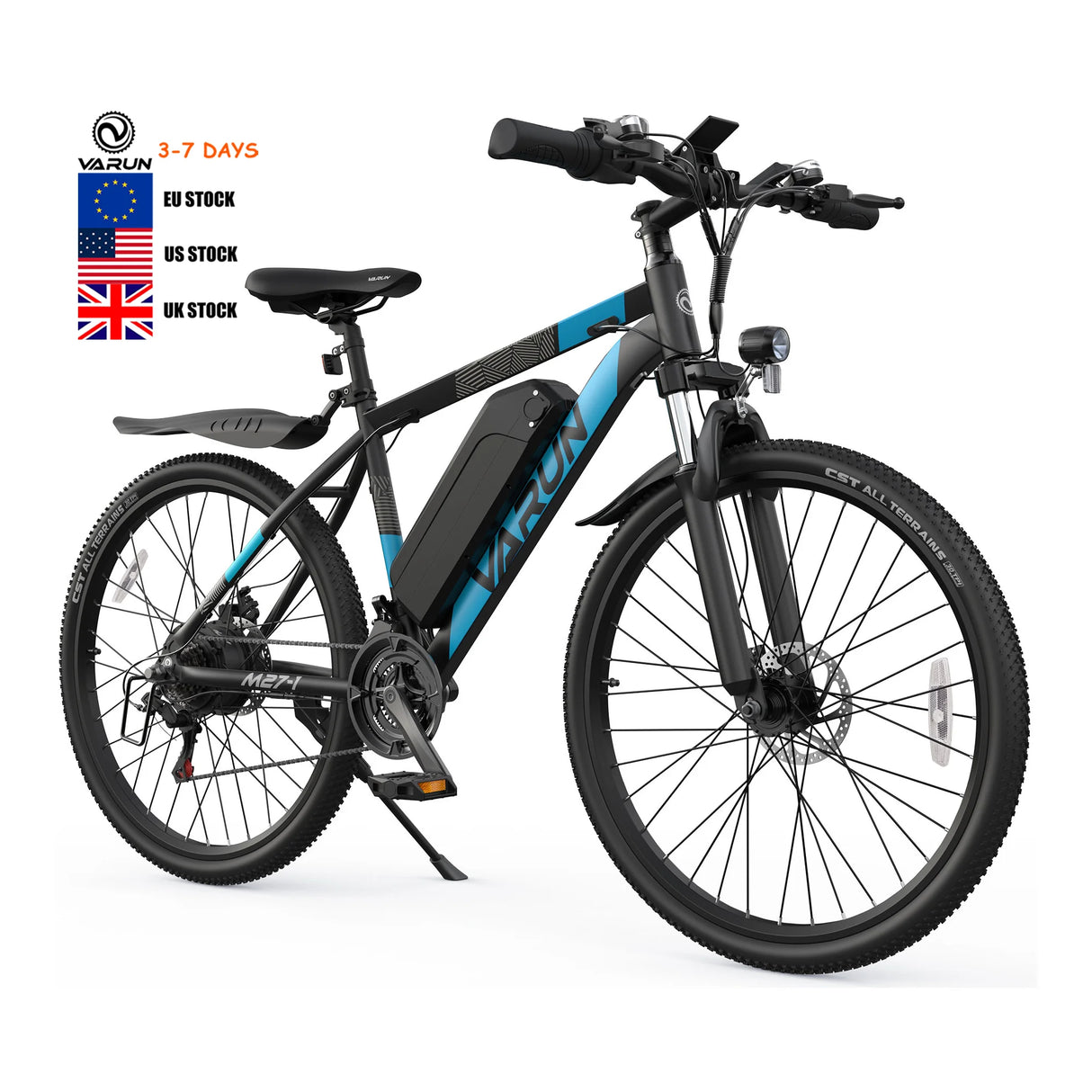 27.5 Inch 250W Electric Mountain Bike 48V 13AH Long Rang Ebike With Free Shipping for Adults