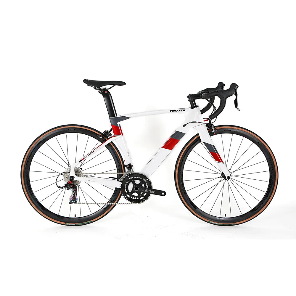 Twitter Roadbike 700c Complete Carbon Road Bike in Stock Cycle Carbon Fiber Road Racing Bike Speed 11