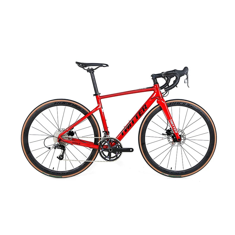 Twitter China High Quality Road Bikes for Men Bicycle Alloy Aluminum Frame 700x25c Tire Road Bike Professional Racing Road Bike