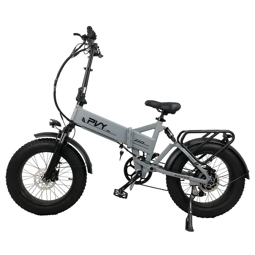 PVY Z20 Plus Fat Tire Elektro fahrrad Faltrad 20*4.0In PVY Ebike Mountainbike Voll federung 1000W 16.5AH Für Schnees and