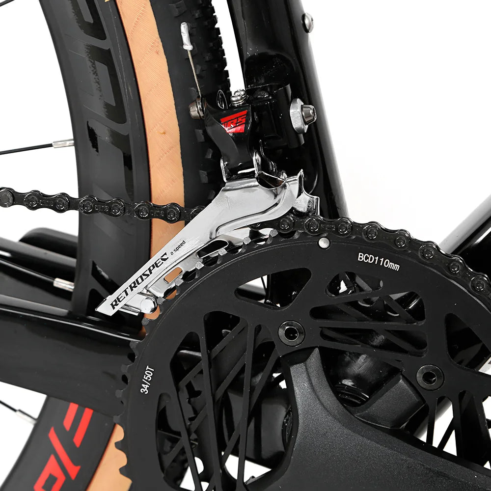 OEM 700X40C Disc Thru-axle Carbon Bicycle Frame 54cm Bicicleta Cyclocross Gravel Bike