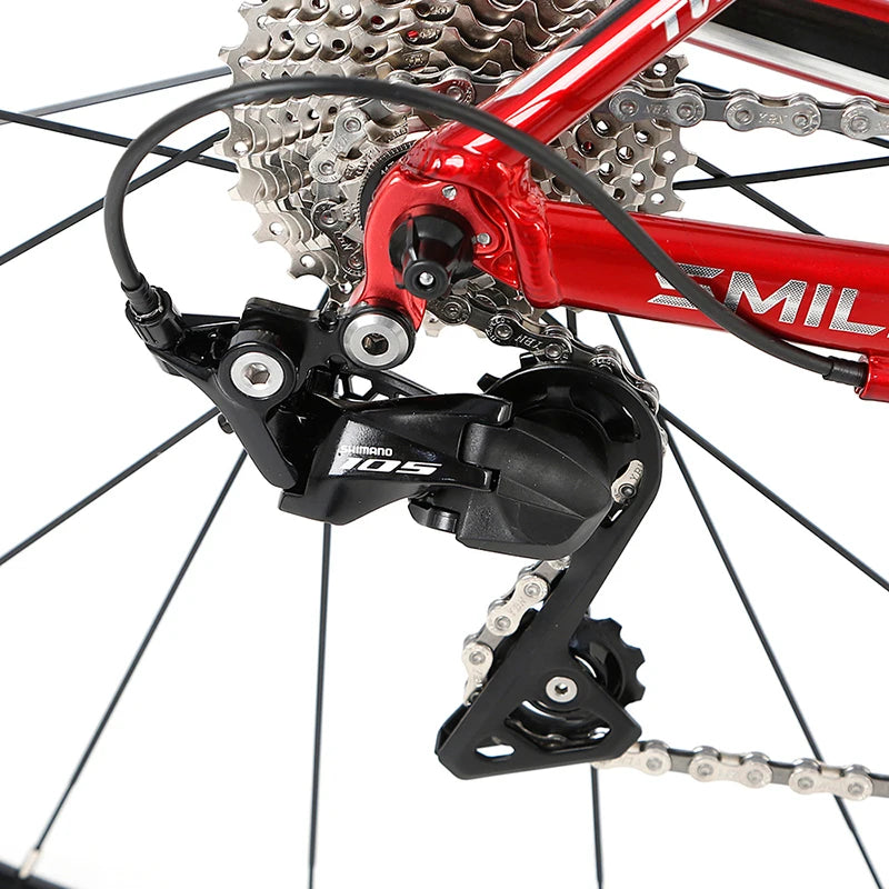 2021 Twitter Bike Alloy  700C Aluminum Bike Frame Inner Cable 105/R7000 22 Speed Alloy Road Bike 700C