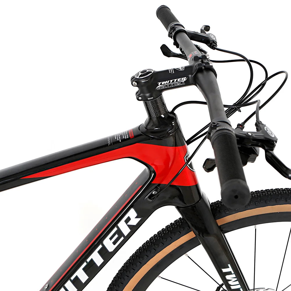 Twitter Professional Road Bike Hybrid Cycle Road Bikes 22 Speed Hybrid Gravel Bike for Carbon Fiber Frame