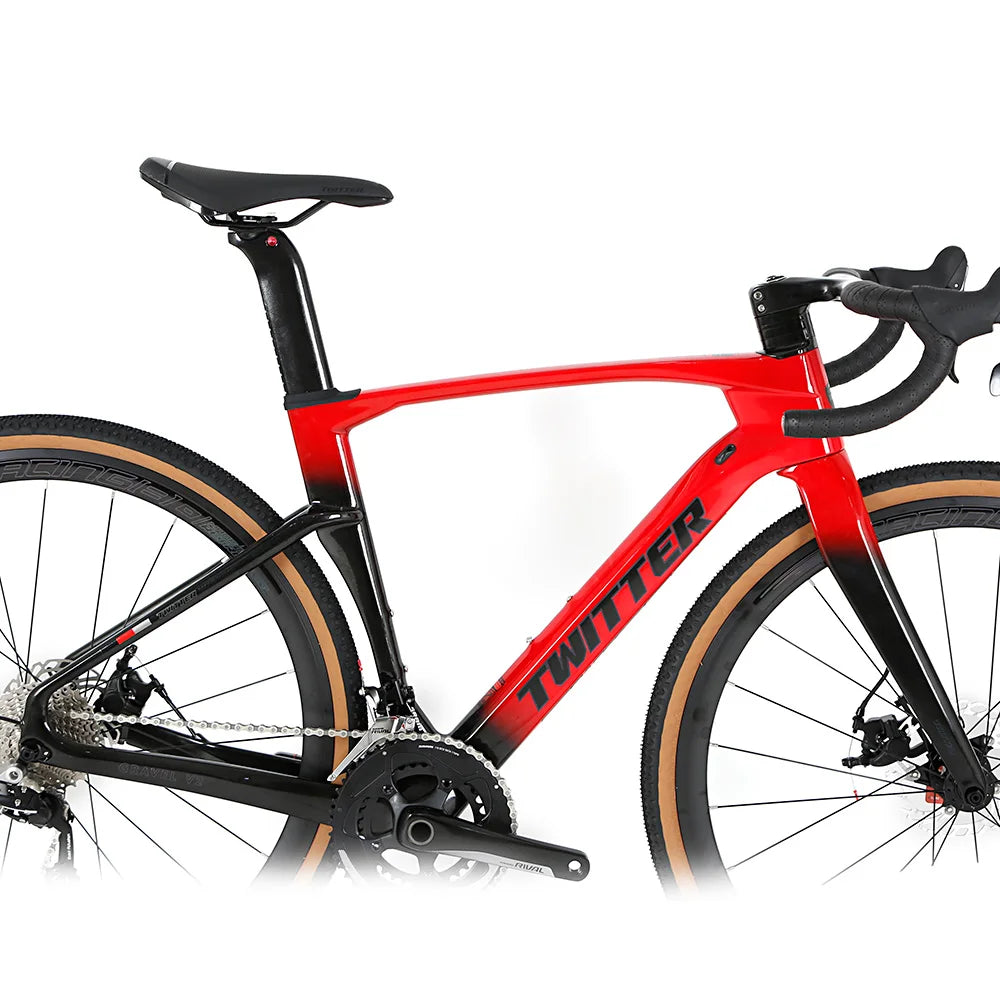 XC Racing Gravel 700c 24 Speed Twitter Bicycle Road Bike Carbon