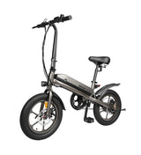 TFSMILEY S5 Electric Folding Bike 16*3.0 Tire Max Speed 25-32km/h 36V 250-500W 7.8ah Dual Disc Brake Front Steel Brushless
