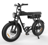YAMALI FXH-006 Electric MT Bike 350/1000W Rear Hub 48V 18/20AH Battery 20*4.0 Fat Tyre 50km Range 40km/h MaxSpeed Dual Disc