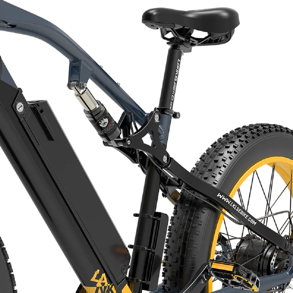 LANKELEISI RV700 Electric Smart Type Mountain Bike Central Motor EU Stock Free Fast Delivery Tube Battery Digital Smart Features
