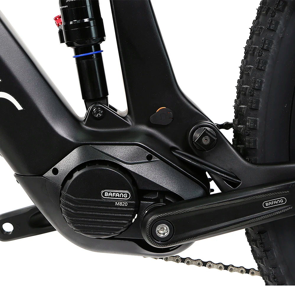 2025 New  E Ebike Full Suspension EM19 Electric Bicycle Bafang M820 Motor Tricycles Bike Adult Electric City Mountain Bike
