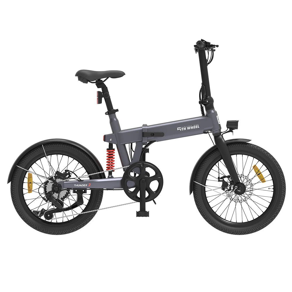 5. RAD Thunder 2 EB05 250W/10.4AH Graue Elektro fahrräder Mountainbike Faltrad
