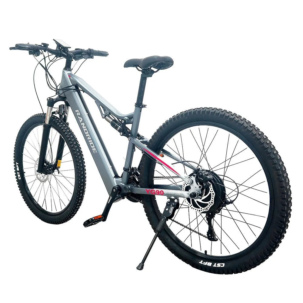 Elektro fahrrad verkäufer 1000W E-Bike Dirt Bike 27 Zoll Offroad Erwachsene Elektro Mountainbike Voll federung MTB Kostenloser V