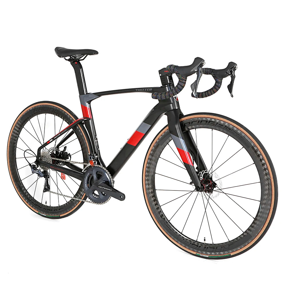 Eurobike 105/R7000-22S/105/R7020-22S Aero-Racing Ultralight Carbon 12K Road Bike Bicycle for Men