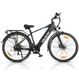 High Quality 700C Electric Hybrid Bike 48V 500W SHIMANO 7 Speed Electric City Bicycle EU UK Stock Aluminium Intergrated Ebike