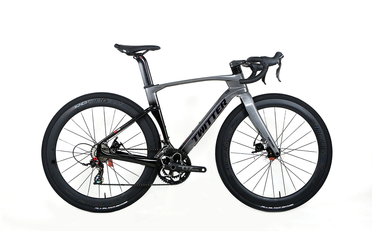Twitter Road Bike GRAVEL V2 RS 24S Alloy Wheel aero Racing Bicycle Road Bikes 700c Carbon Fiber Bicycle