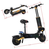 EU Warehouse 60V 40AH Heraus nehmbare Batterie Elektro roller mit Sitz 85KMH Trotinette-elektr ique 5600w 6000w e Roller