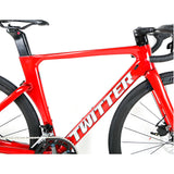 Twitter New Model R3 Road Bicycle Carbon Fiber Aero-racing Frame Disc Brake RS-22 Speed Bikecycle
